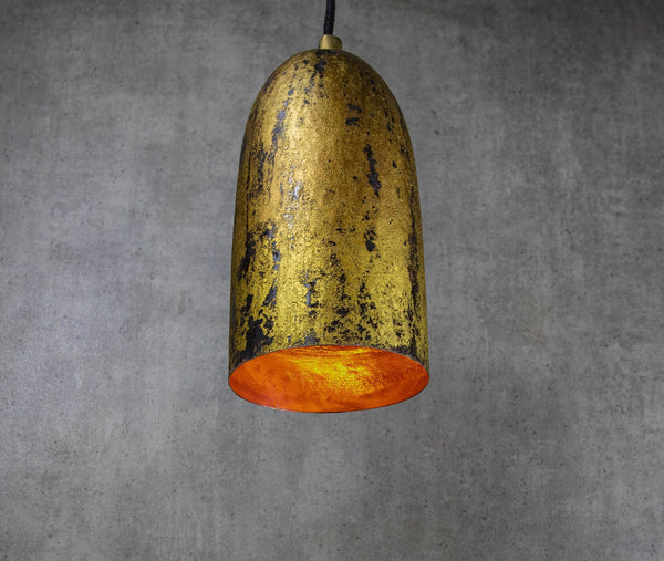 Gold and Black Kitchen Island Pendant Light – Handcarfted Vintage Lighting Fixture